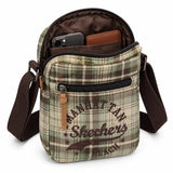 Minibolso Skechers Utility Bag Marrón 72803.33 | Diseño Vintage y Funcional