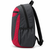 Mochila Quechua QC-14212 Guinda/Verde con Bolsillos Laterales y Divisiones Internas