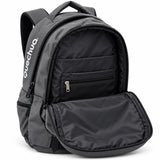 Mochila Quechua QC-14212 Guinda/Verde con Bolsillos Laterales y Divisiones Internas