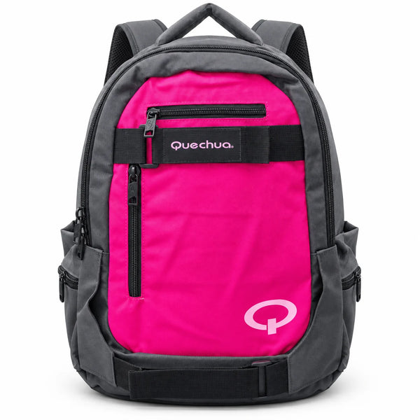 Mochila Quechua QC-14207 Verde o Fucsia con Compartimiento para Laptop y Tablet