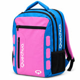Mochila Quechua Turquesa con Rosado QC-14210 para Laptop y Tablet