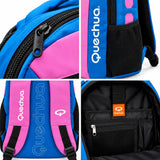 Mochila Quechua Turquesa con Rosado QC-14210 para Laptop y Tablet