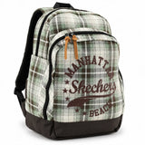 Mochila Skechers Backpack Marrón 72801.33 | Estilo Retro y Funcionalidad
