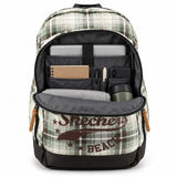 Mochila Skechers Backpack Marrón 72801.33 | Estilo Retro y Funcionalidad