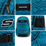 Mochila Skechers Daypack 74203.39 Azul con Doble Compartimiento
