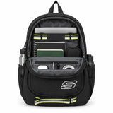 Mochila Skechers Modelo Traveler Negra 76904.06 con Porta Tablet