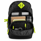 Mochila Skechers Neonsplash Negro 76202.06 con Compartimiento para Laptop