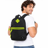 Mochila Skechers Neonsplash Negro 76202.06 con Compartimiento para Laptop