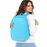 Mochila Skechers Runaway Celeste 72201.41 con Compartimiento Interno