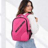 Mochila Skechers Polyester Rosado 70206.59 con Bolsillos Laterales