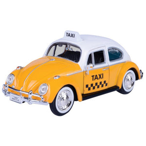 Volkswagen Classic Beetle Taxi 1966 | Escala 1:24 | Motor Max | Código 79577