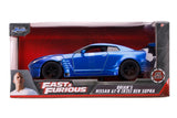 [PRE-VENTA] Auto FF - BRIAN's Nissan GT-R (R35) Ben Sopra Escala 1:24 Jada JT-98271-4 [PRECIO NORMAL S/.160]
