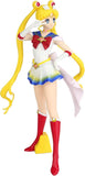 “Figura Super Sailor Moon II con base de soporte y caja coleccionable Bandai.”