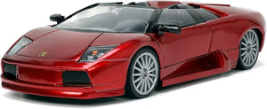 Auto Escala 1:24 Lamborghini Murciélago Roadster Rojo JADA TOYS JT-34029