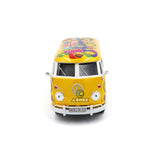 Auto Volkswagen Delivery Van Flower Power Escala 1:24 Motormax MM-79575