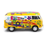 Auto Volkswagen Delivery Van Flower Power Escala 1:24 Motormax MM-79575