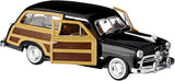 Auto Ford Woody Wagon 1949 Escala 1:24 Motormax MM-73260AC