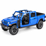 AUTO JEEP GLADIATOR RUBICON ( OPEN TOP ) 2021 BLUE 1:27 MOTORMAX MM-79370