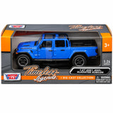 AUTO JEEP GLADIATOR RUBICON ( OPEN TOP ) 2021 BLUE 1:27 MOTORMAX MM-79370