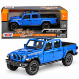 AUTO JEEP GLADIATOR RUBICON ( OPEN TOP ) 2021 BLUE 1:27 MOTORMAX MM-79370