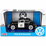 AUTO VOLKSWAGEN CLASSIC BEETLE POLICE 1966 1:24  MM-79578