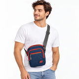 BOLSO SKECHERS POLYEST azul/naraj 71302.49 SKECHERS