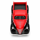 Camioneta Escala 1:24 Plymouth Pickup 1941 Roja y Negra | Motor Max MM-73278AC