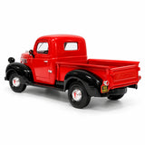 Camioneta Escala 1:24 Plymouth Pickup 1941 Roja y Negra | Motor Max MM-73278AC