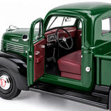 Camioneta Escala 1:24 Plymouth Pickup 1941 Roja y Negra | Motor Max MM-73278AC