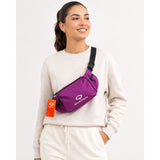 Canguro Quechua Lila QC-14105 con Múltiples Compartimentos