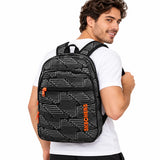 Mochila Skechers Backpack Negra 71801.06 | Diseño Moderno y Urbano