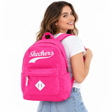 Mochila Skechers Modelo Freeway Rosado 76801.16 con Compartimiento para Tablet
