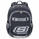 Mochila Skechers Polyester Plomo 70404.22 con Porta Laptop