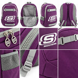 Mochila Skechers Polyester Lila 70404.70 con Porta Laptop