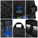 Mochila Skechers Polyet Plomo 70705.39 con Compartimiento Interno