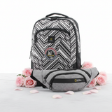 Pack Día de la Madre - Mochila Gráfica B&N + Canguro Gris National Geographic