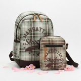 Pack Día de la Madre - Mochila + Minibolso Skechers Marrón Vintage