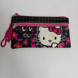ESTUCHE HELLO KITTY POLYESTER rosado negro 88-H112-A6703 SANRIO