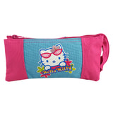 ESTUCHE HELLO KITTY 2007 FUCCIA C/CELESTE SANRIO