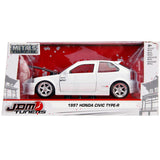 AUTO 1:24 1997 HONDA CIVIC TYPE-R BLANCO 30720 JADA