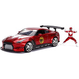 AUTO 1:24 NISSAN GT-R (R35) RED RANGER 2009 31908 JADA