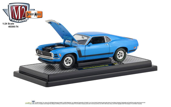 AUTO 1:24 FORD MUSTANG BOSS 302 R74 19-14  40300-74 M2