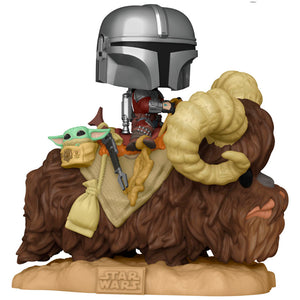 FIGURA THE MANDALORIAN & THE CHILD ON BANTHA 52373 FUNKO