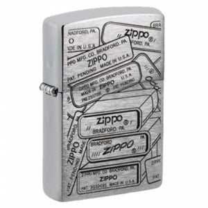 ENCENDEDOR ZIPPO PLATA SILUETA ENCENDEDOR 48713