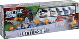 BUQUE BATTLESHIP - 9" DIE CAST-BATTLEZONE MOTORMAX MM-76786
