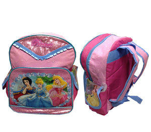 MOCHILA PRINCESA POLY lila rosad 901-PC3727 DISNEY