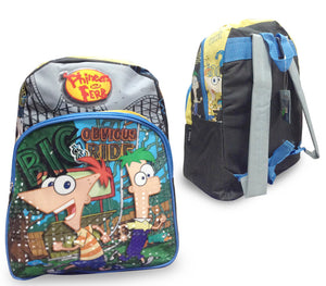 MOCHILA PINHEAS AND FERB amar azul 901-PF3857 DISNEY