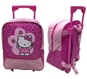 MOCHILA C/RUEDAS HELLO KITTY 91375 SANRIO