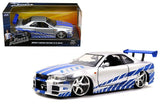 AUTO 1:24 NISSAN SKYLINE GT-R (BNR34) JT-97158 JADA