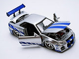 AUTO 1:24 NISSAN SKYLINE GT-R (BNR34) JT-97158 JADA